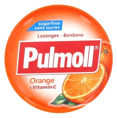 Pulmoll Bonbons Orange Sans Sucres 45 g
