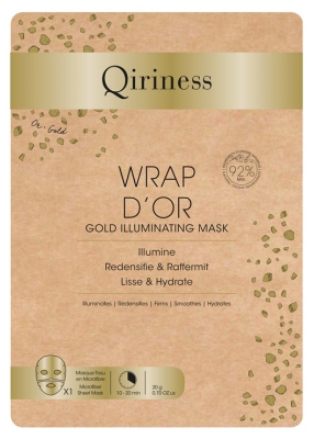 Qiriness Wrap d'Or 1 Masque Tissu