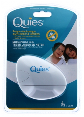 Quies Anti-Poux et Lentes Peigne Électronique