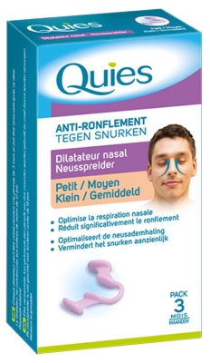 Quies Anti-Ronflement Dilatateur Nasal Petit Moyen