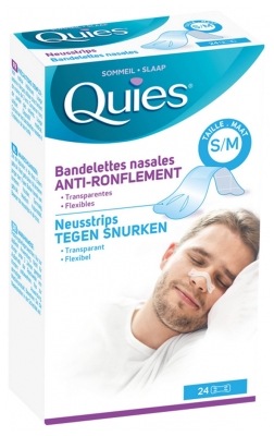 Quies Anti-Ronflement 24 Bandelettes Nasales