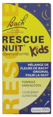 Rescue Bach Kids Nuit Compte-Gouttes 10 ml