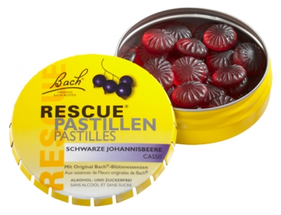 Rescue Bach Pastilles Saveur Cassis 50 g