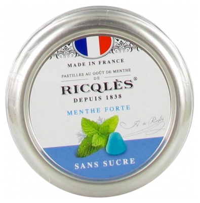 Ricqlès Pastilles à la Menthe Forte Sans Sucre 45 g