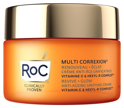 RoC Multi Correxion Renouveau + Éclat Crème Anti-Âge Unificatrice Riche 50 ml