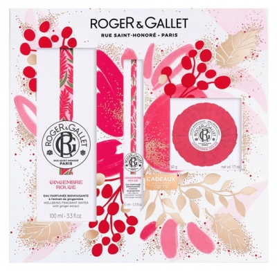 Roger & Gallet Gingembre Rouge Coffret Trio Parfumé 2022