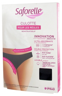Saforelle Culotte Noire pour les Règles