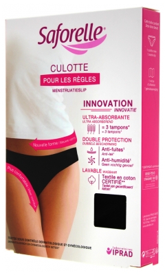 Saforelle Culotte Noire pour les Règles