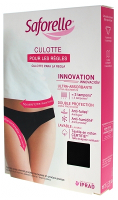 Saforelle Culotte Noire pour les Règles