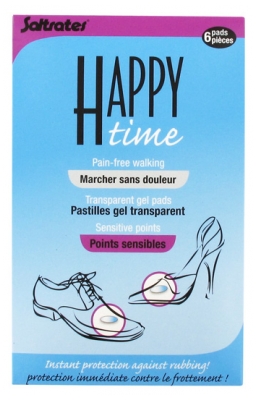 Saltrates Happy Time Points Sensibles - Pastilles Gel Transparent