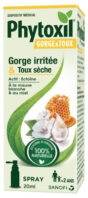 Sanofi Phytoxil Gorge Irritée et Toux Sèche Spray 20 ml