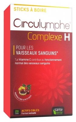 Santé Verte Circulymphe Complexe H 20 Sticks