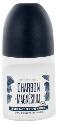 Schmidt's Déodorant Roll-On Charbon + Magnésium 50 ml