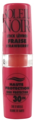 Soleil Noir Stick Lèvres Fraise SPF30 4 g