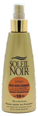 Soleil Noir Huile Sèche Vitaminée SPF10 Spray 150 ml