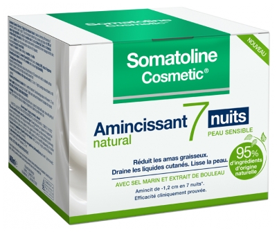 Somatoline Cosmetic Amincissant 7 Nuits Natural Peau Sensible 400 ml