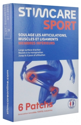 Stimcare Sport Patchs Membres Inférieurs 6 Patchs
