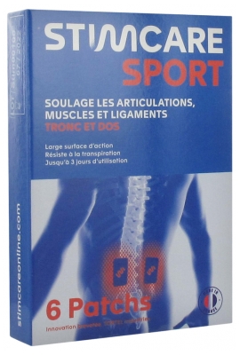 Stimcare Sport Patchs Tronc et Dos 6 Patchs