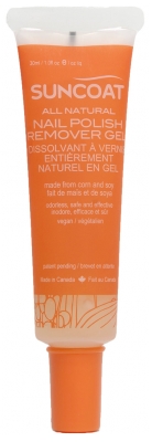 Suncoat Dissolvant à Vernis Entièrement Naturel en Gel 30 ml