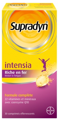 Supradyn Intensia 30 Comprimés Effervescents