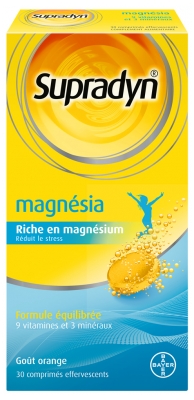 Supradyn Magnésia 30 Comprimés Effervescents
