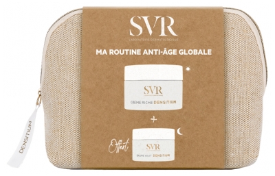 SVR Densitium Crème Riche Correction Globale 50 ml + Baume Nuit Réparation Globale 13 ml Offert