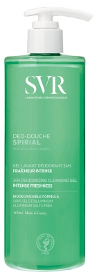SVR Spirial Déo-Douche Gel Lavant Déodorant 24H 400 ml