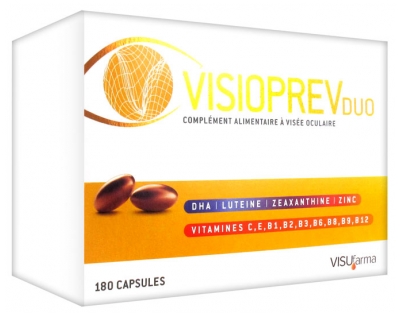 VISUfarma Visioprev Duo 180 Capsules