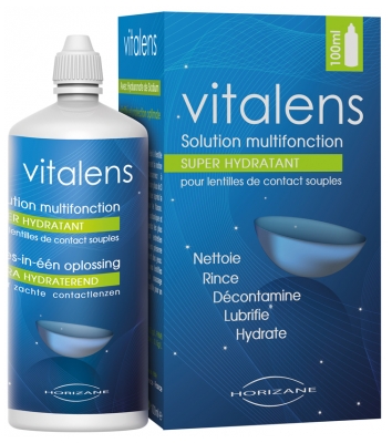 Vitalens Solution Multifonction pour Lentilles de Contact Souples 100 ml