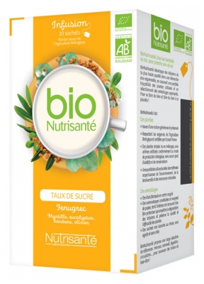 Vitavea Infusion Bio Régulation des Sucres 20 Sachets
