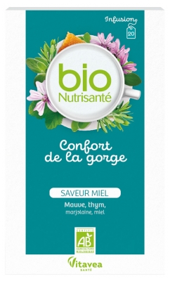 Vitavea Infusion Confort de la Gorge Bio 20 Sachets