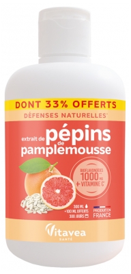 Vitavea Extrait de Pépins de Pamplemousse 200 ml + 100 ml Offerts