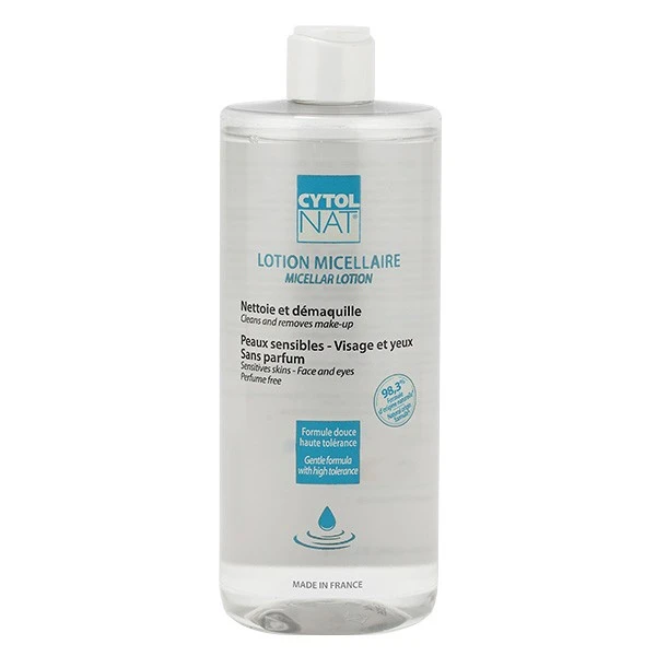 Lotion Micellaire Nettoie Démaquille en Douceur 500 ml Cytolnat