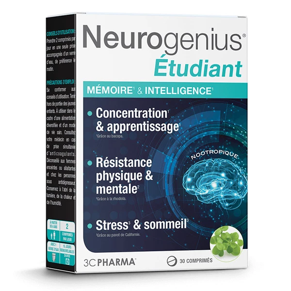 Neurogenius Etudiant comprimés