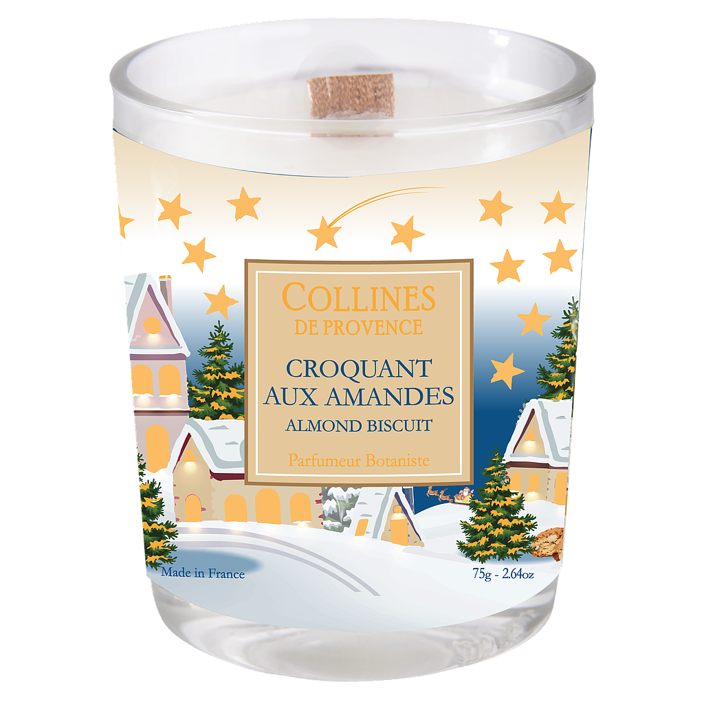 Bougie Parfumée Croquant aux Amandes Collines de Provence
