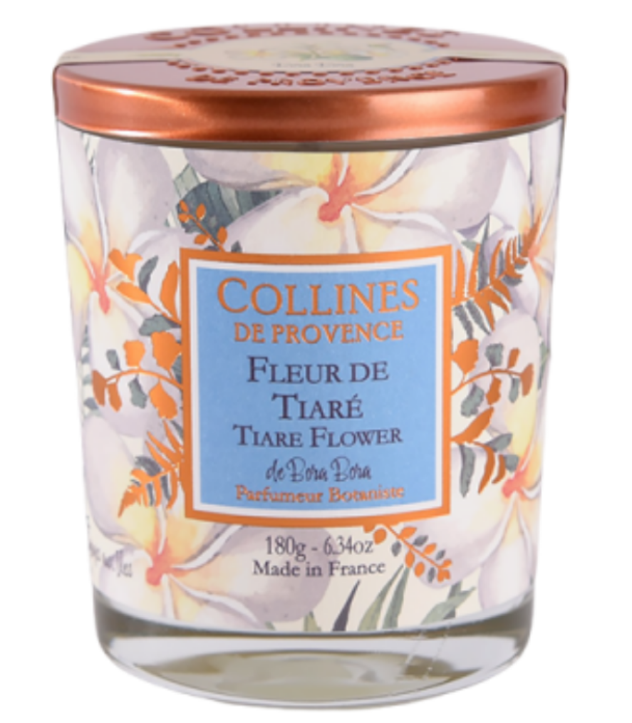 Bougie Parfumée Fleur de Tiaré Collines de Provence