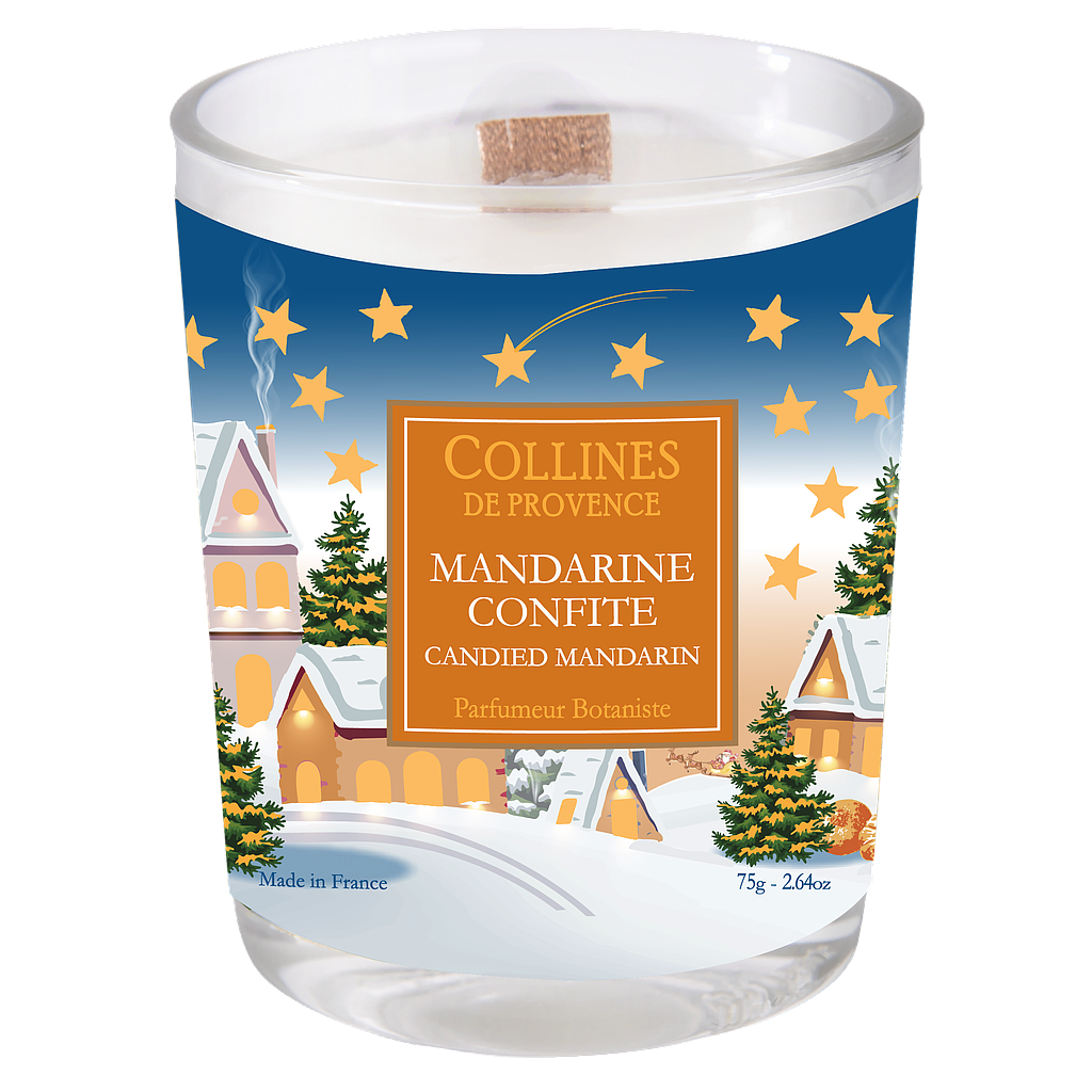 Bougie Parfumée Mandarine Confite Collines de Provence