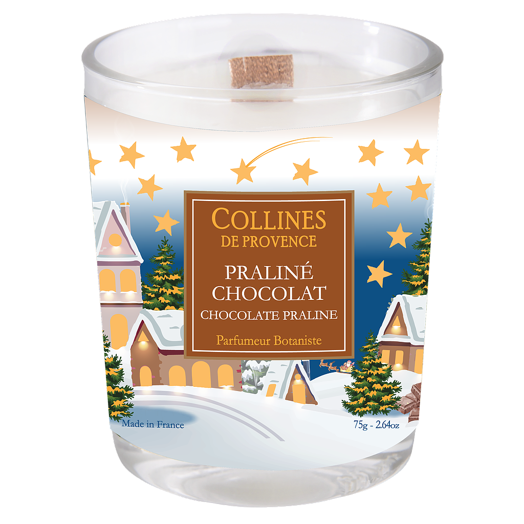 Bougie Parfumée Praliné Chocolat Collines de Provence