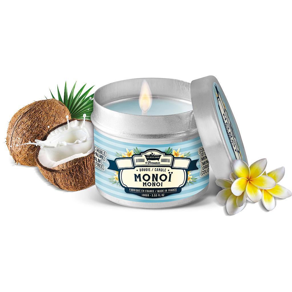 [844FgT00004wckg] Bougie d'Ambiance Monoï Les Petits Bains de Provence