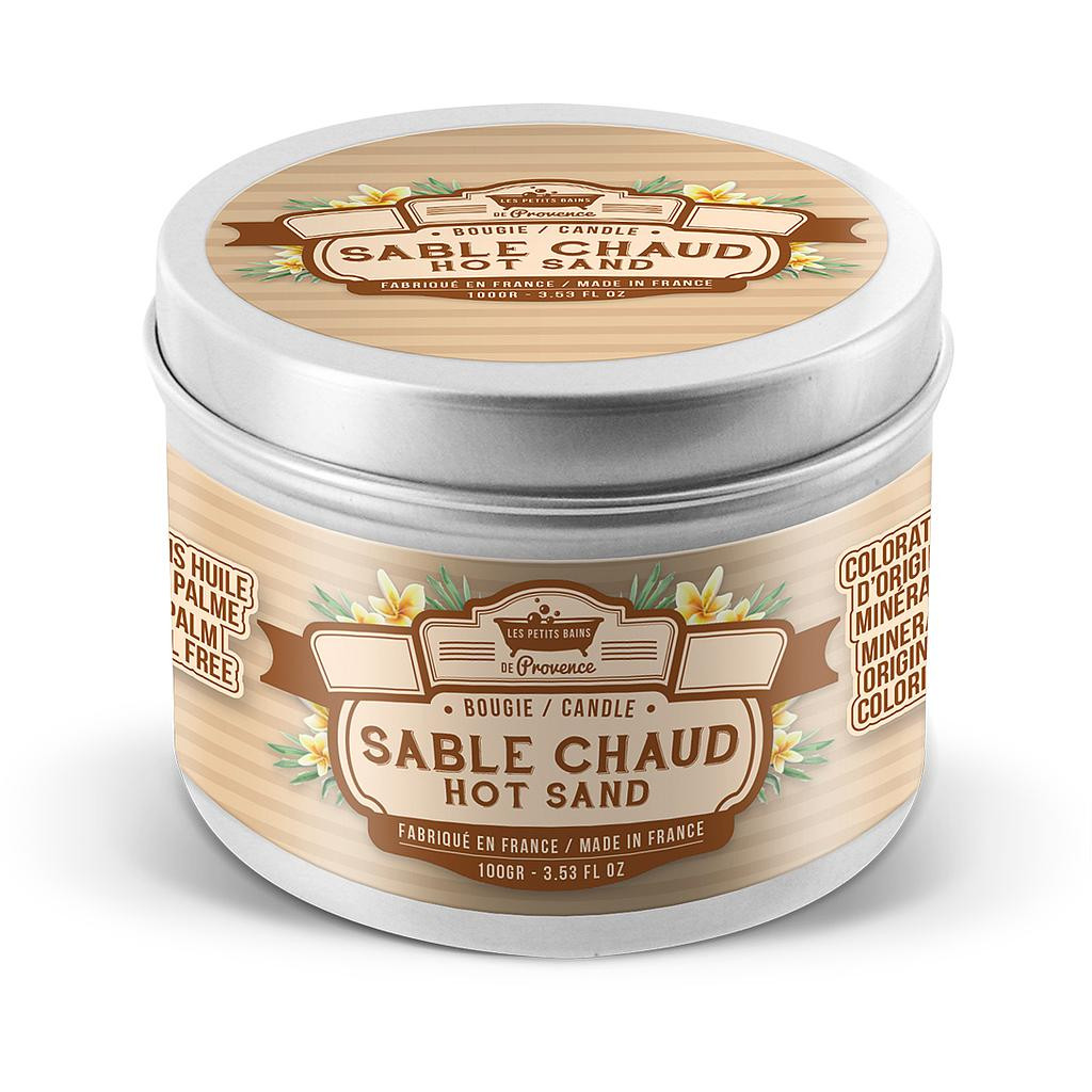 Bougie d'Ambiance Sable Chaud Les Petits Bains de Provence