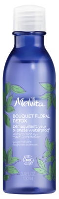 [NgRT011uyRT0004811] Bouquet Floral Détox Démaquillant Yeux Bi-Phase Bio 100ml Melvita