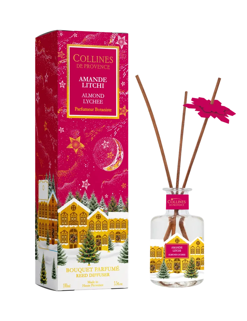 Bouquet Parfumé Amande Litchi 100ml Collines de Provence
