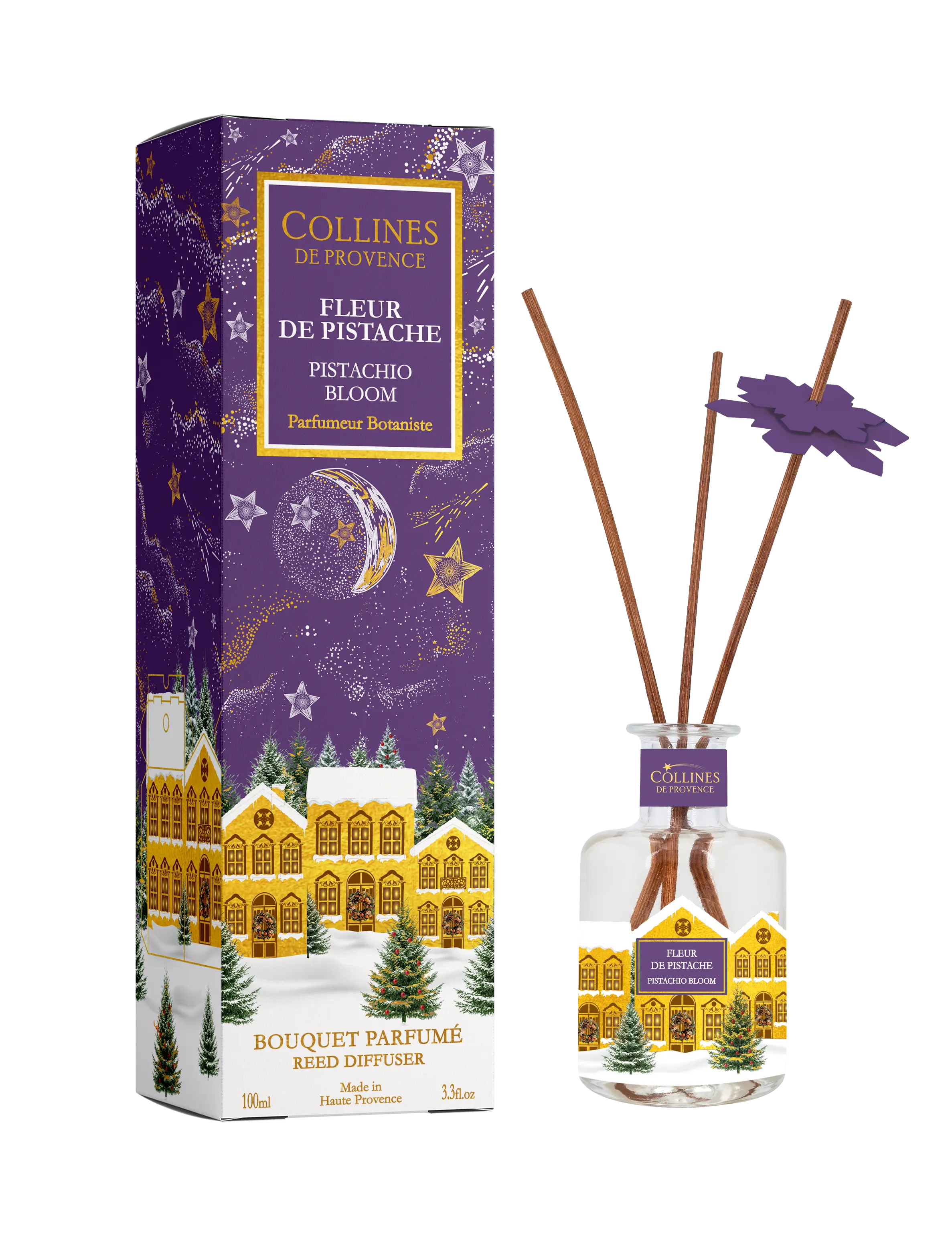 [844FgT00004wcl8] Bouquet Parfumé Fleur de Pistache 100ml Collines de Provence