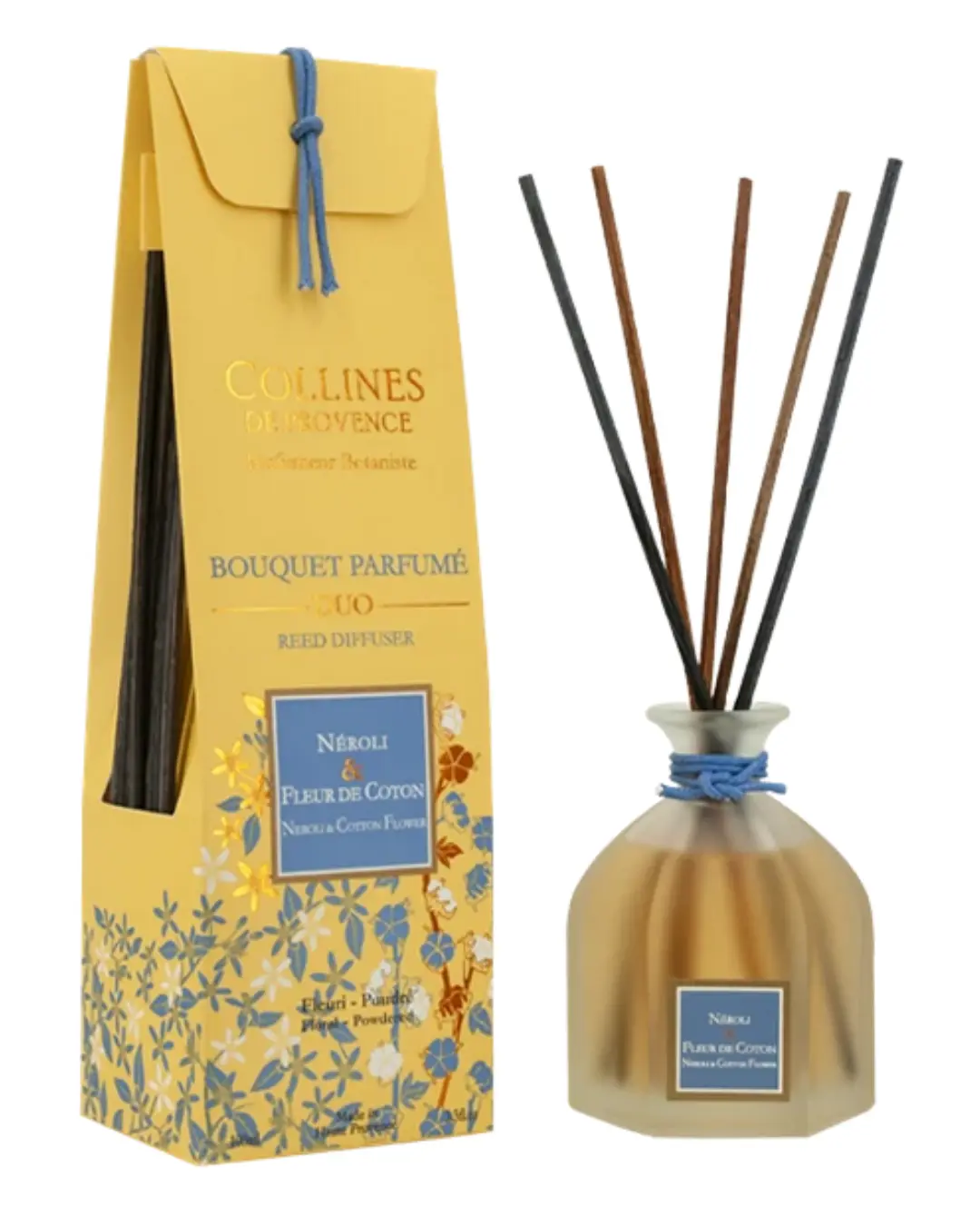 [844FgT00004wcli] Bouquet Parfumé Néroli & Fleur de Coton 100ml Collines de Provence