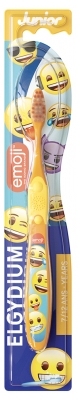 [844FgT00004wcoe] Brosse à Dents Souple Junior 7/12 Ans Emoji Elgydium