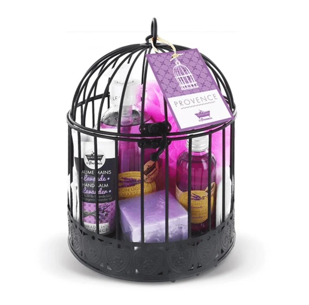 [844FgT00004wcyp] Cage Provence Lavande Les Petits Bains de Provence