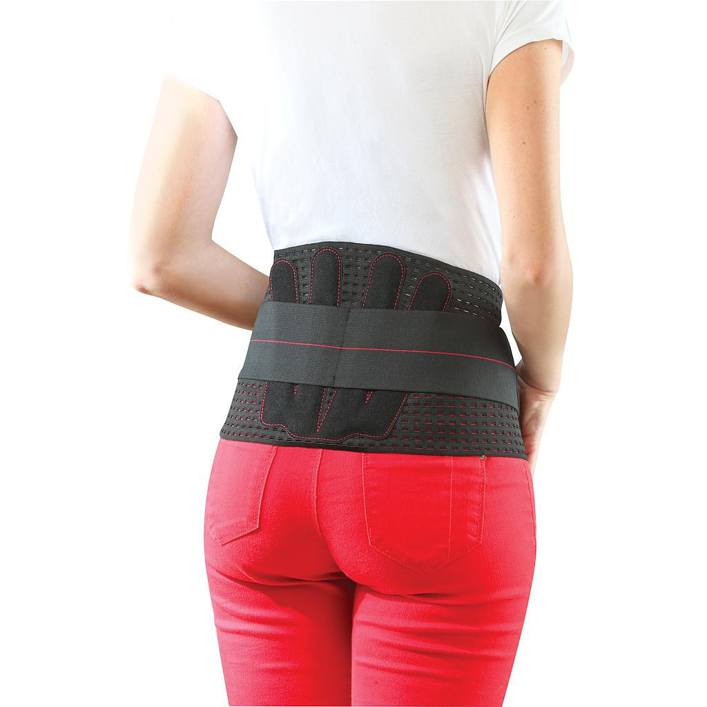 Action V Ceinture de Soutien Lombaire Noir Taille 0 hauteur 21cm Gibaud