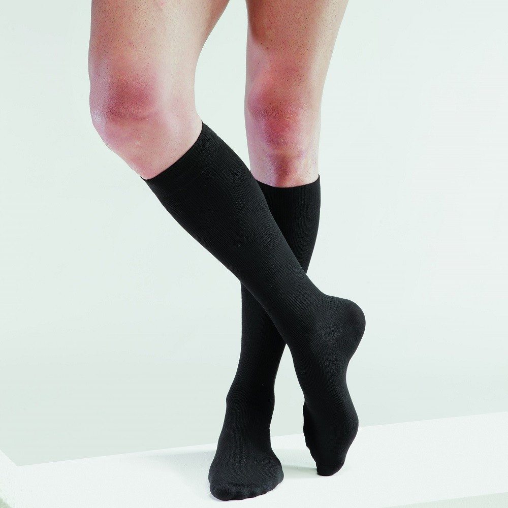 Chaussettes 2 Confort Tech Tencel Homme noir Long Taille 2 Gibaud