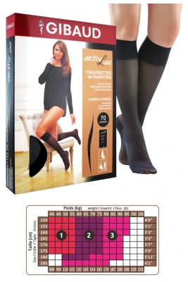 Chaussettes Activline marine 70D Taille 1 Gibaud