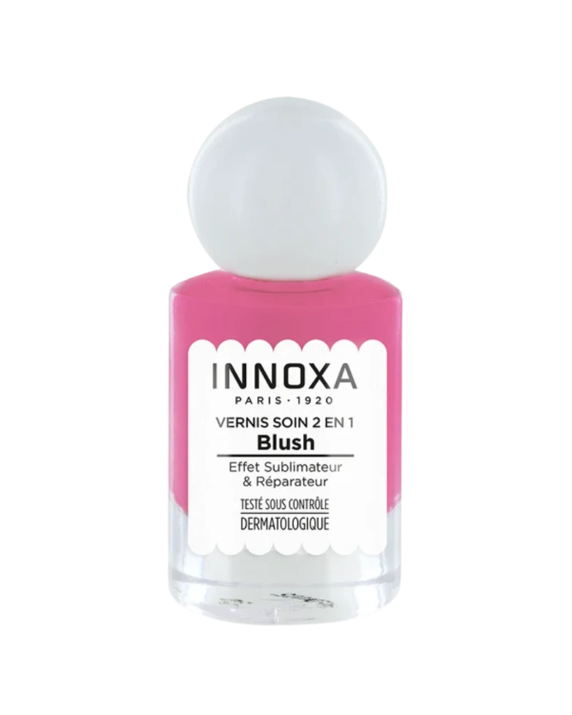 [844FgT00004w9n8] Vernis à Ongles Soin 2en1 Blush 10ml Innoxa (rose velours)